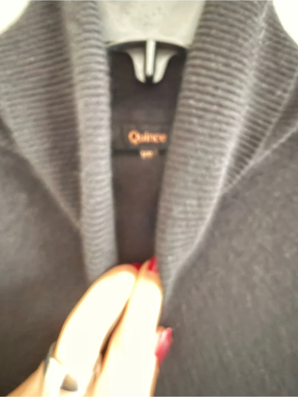Quince Mongolian Cashmere Black Turtleneck Sweater- XS